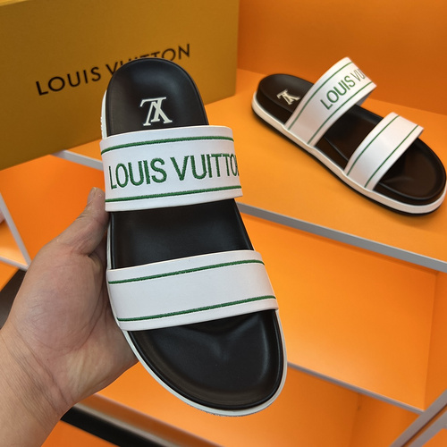 LV Men_s Spring and Summer slippers Synchronous 38-45-c3b63015